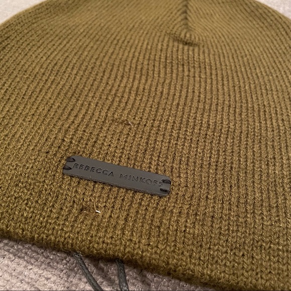 Rebecca Minkoff Star Beanie (Olive) - Picture 3 of 5